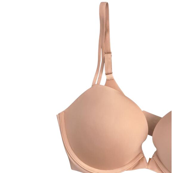 Victoria's Secret BeigePush Up Wide Band Bra Size 34D New - Picture 2 of 14